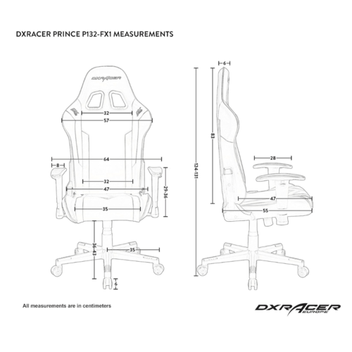 כיסא גיימינג DxRacer Prince Red