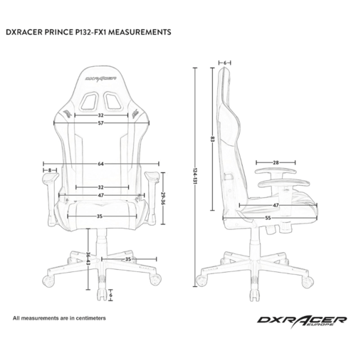 כיסא גיימינג DxRacer Prince Blue