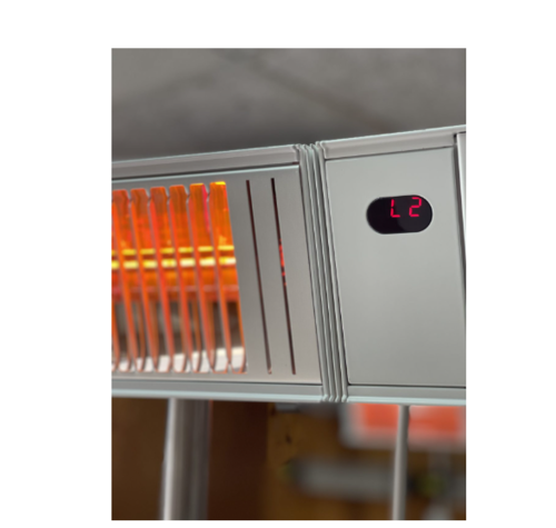 תנור אינפרא אדום כולל שלט | דגם Volcan premium 2000W 