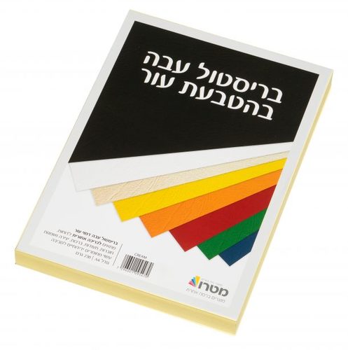 בריסטול דמוי עור A4 קרם