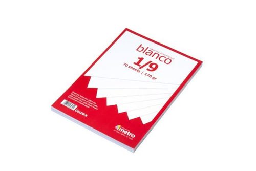 חב' בריסטול לבן 1/9 עובי 170ג גרם (ארוז 70 בחבילה)