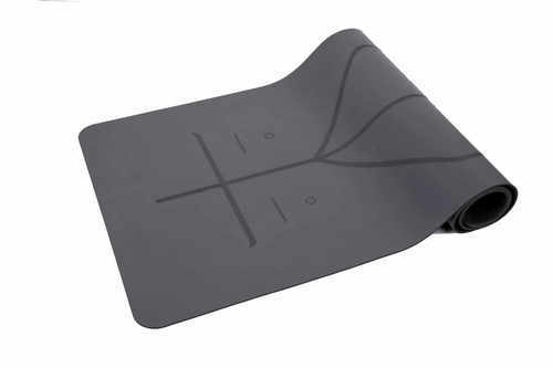 מזרן יוגה מקצועי גומי טבעי מצופה PU דגם BLACK