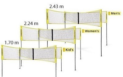  רשת כדורעף ניידת - קרוסנט - CROSSNET OUTDOOR