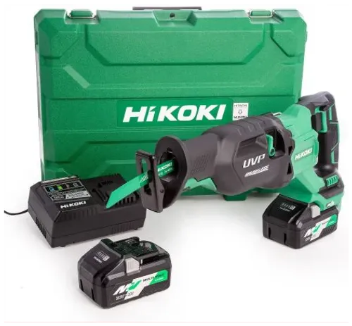 משור חרב נטען היקוקי/היטאצ’י CR36DA כולל סוללות ומטען