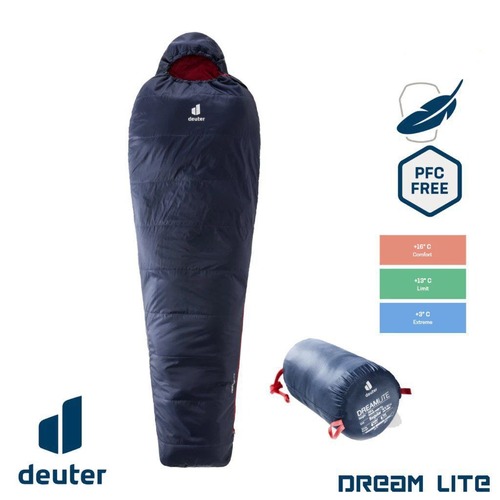 שק שינה קטן לדרום אמריקה DEUTER DREAMLITE 500 REGULAR