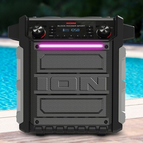 רמקול נייד בלוטוס מוגן מים Ion יון Block Rocker Sport