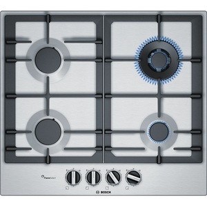 כיריים גז 4 להבות Bosch PCH6A5B95Y בוש נירוסטה