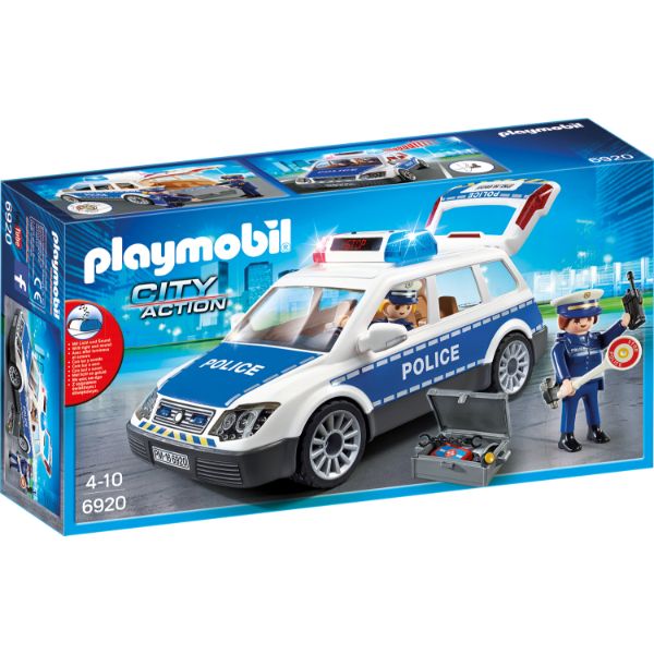 פליימוביל רכב משטרה עם אורות וצלילים 6920