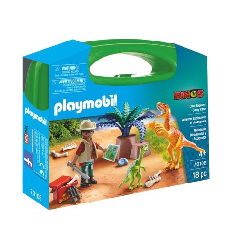 פליימוביל מזוודת חוקר הדינוזאורים 70108