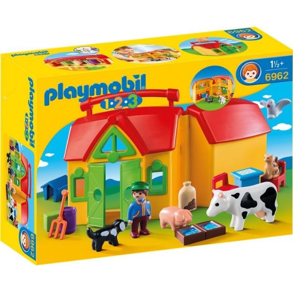 פליימוביל חווה מארז נשיאה לגיל הרך 3,2,1 6962