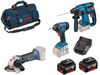 סט 3 כלים Professional 18V- Li כולל 2 סוללות 5AH מבית BOSCH