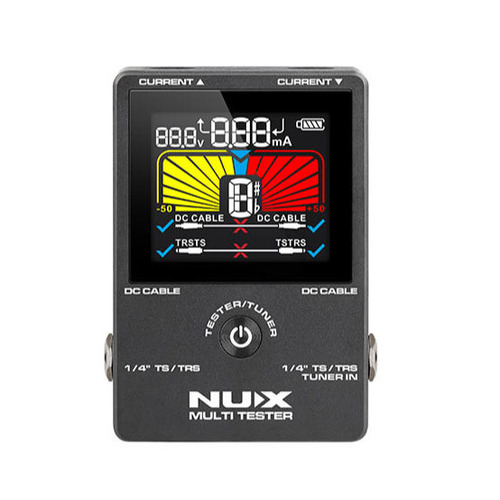 מכשיר נטען לבדיקת כבלים עם מד מתח וטיונר NUX NMT-1