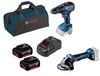 סט מברגה ומשחזת Professional 18V- Li כולל 2 סוללות 5AH מבית BOSCH