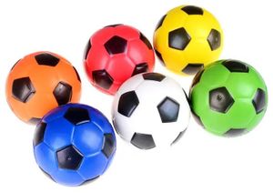 כדורגל משחק מיני בקוטר 14 ס"מ עשוי ספוג בציפוי PU (מגוון צבעים)