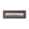 צמוד קיר מלבן אפור LOTUS-V12V 2W IP65 גוון אור משתנה בקליק 