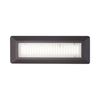 צמוד קיר מלבן אפור LOTUS-L12V 3W IP65 גוון אור משתנה בקליק