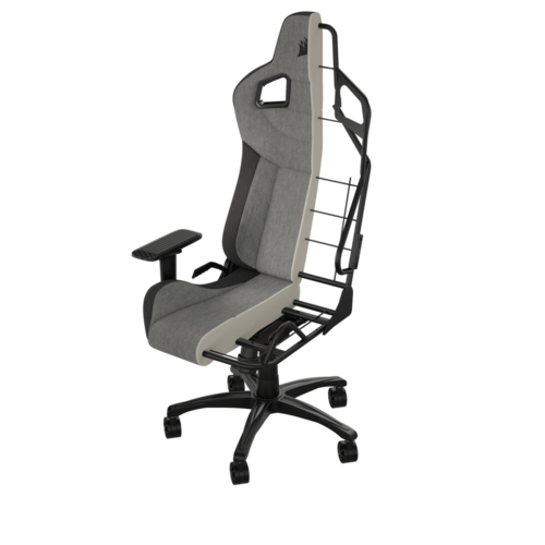 כיסא גיימינג CORSAIR T3 Rush 2023 Fabric Charcoal Grey