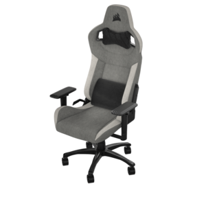 כיסא גיימינג CORSAIR T3 Rush 2023 Fabric White Grey