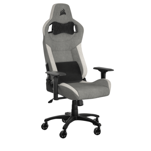 כיסא גיימינג CORSAIR T3 Rush 2023 Fabric White Grey