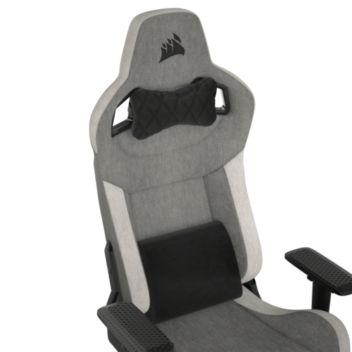 כיסא גיימינג CORSAIR T3 Rush 2023 Fabric White Grey