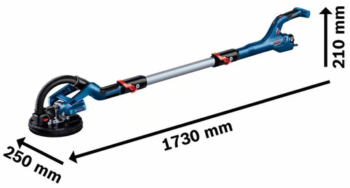 מלטשת גובה לקירות ותקרה קוטר 9 אינץ' GTR 550 550W מבית Bosch