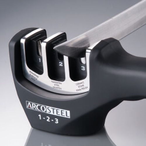 משחיז סכינים שולחני 3 שלבים ארקוסטיל | ARCOSTEEL