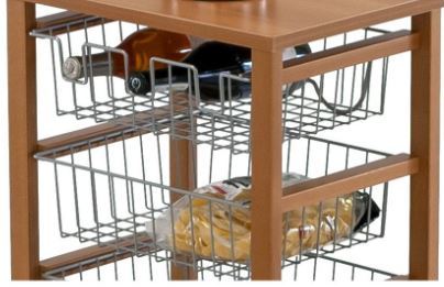 אגרן עץ דובדבן 6 קומות GUSTAVO kitchen trolley