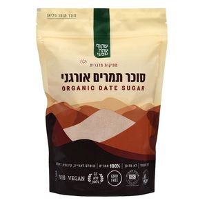 סוכר תמרים אורגני שקוף שזה טבעי 500 גרם