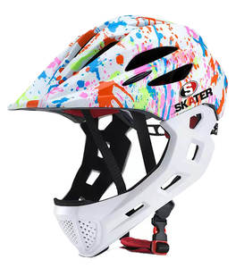 קסדה מתכווננת מלאה 2 חלקים כולל פנס לד אחורי EXTREME HELMET