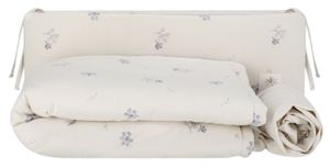 סט מצעים 3 חלקים לעריסת תינוק 100% כותנה ג