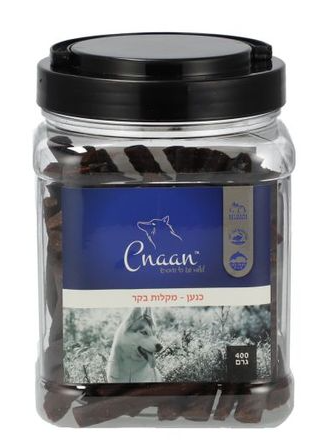 כנען Cnaan - צנצנת חטיף כנען מקלות בקר 400 גרם מבצע 3+1