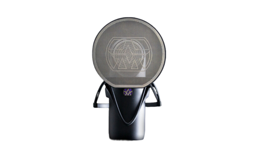 מיקרופון אולפני עם דיאפרגמה רחבה ELEMENT עם בולם זעזועים ומגן רוח מבית ASTONMICS