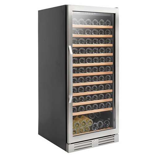 מקרר יין מתקדם עד 121 בקבוקים - מדפי עץ נשלפים Vinopo וינופו NS-110A