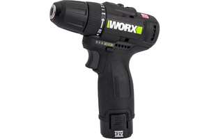 מברגה / מקדחה 12V BL נטענת + 1 סוללה 2A + מטען 40Nm WE210 WORX
