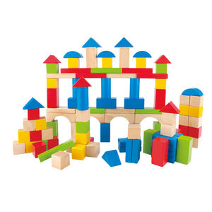 סט משחק 101 קוביות עץ HAPE