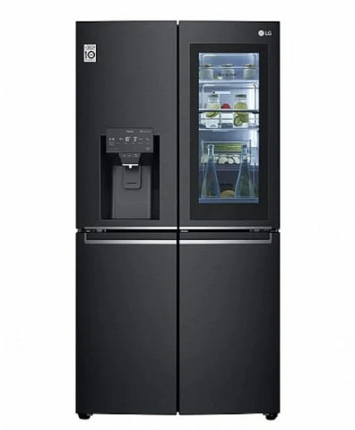 מקרר 4 דלתות 638 ליטר LG GR-X24FMKBL נירוסטה מושחרת