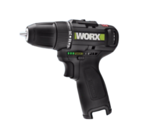 סט מברגות 12V אימפקט +מברגה / מקדחה + שתי סוללות 1.5AH ואביזרים WORX TO295