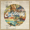 תמונת קאנבס מעוצבת CALIFORNIA