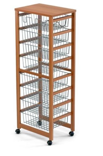 אגרן עץ דובדבן 8 קומות GUSTAVO kitchen trolley