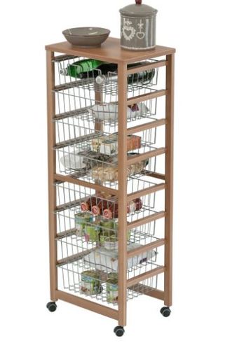 אגרן עץ דובדבן 8 קומות GUSTAVO kitchen trolley