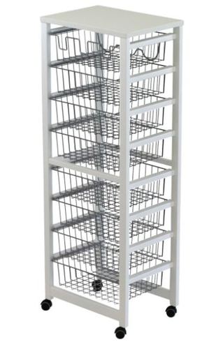 אגרן לבן 8 קומות GUSTAVO kitchen trolley