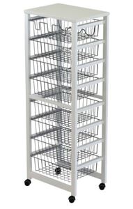אגרן לבן 8 קומות GUSTAVO kitchen trolley
