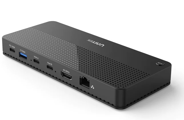 תחנת עגינה UNITEK USB-C 4K KVM Docking Station D1077A