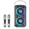 רמקול בידורית T9II ו-2 מיקרופונים מבית W-KING
