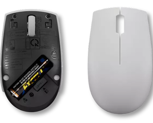 עכבר אלחוטי Lenovo 300 Wireless Compact Mouse לנובו - אפור