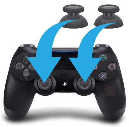 החלפת זוג סטיקים לשלט PS4