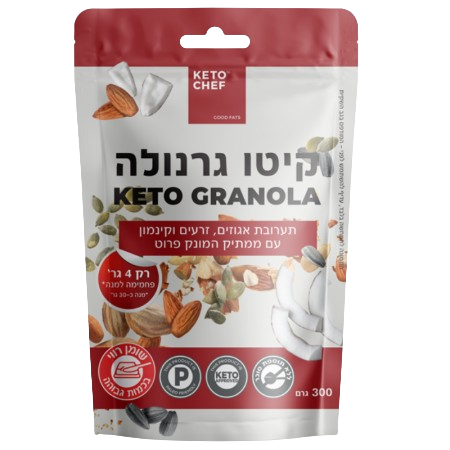 קיטו גרנולה 300 גרם קיטו שף