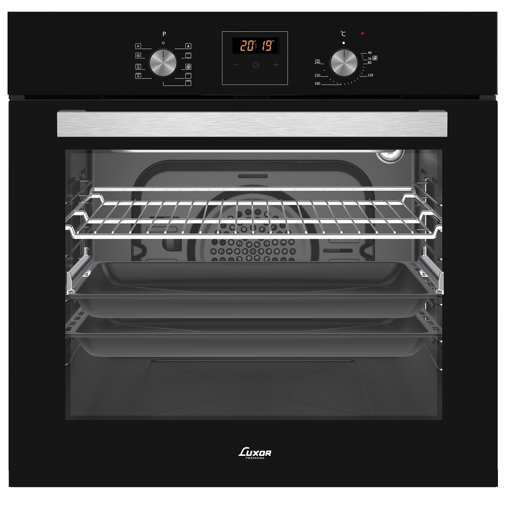 תנור בנוי 60 ליטר Luxor לוקסור LX-606-GLS-BLK