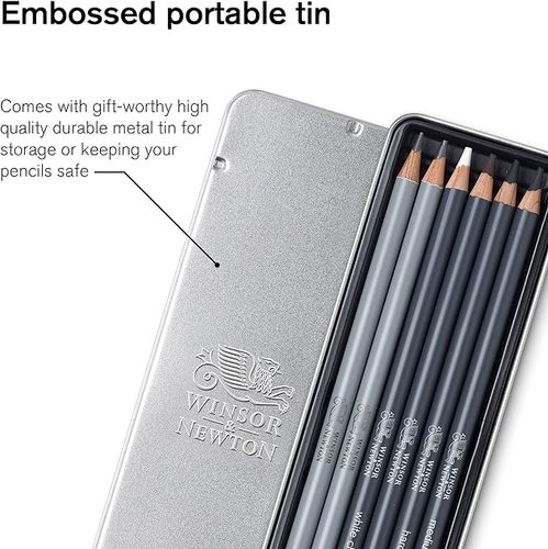 סט 6 עפרונות רישום SKETCHING PENCILS