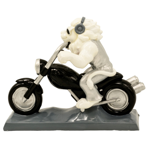 פסל להקת האריות - אריה אופנוען The Biker
